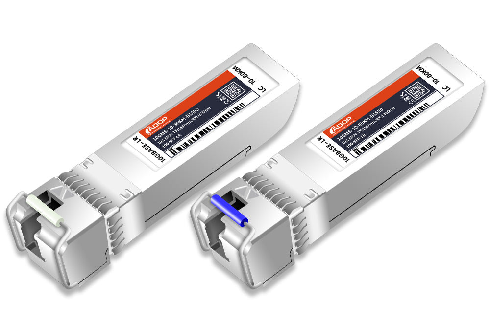 Cisco SFP-10G-BXU Compatible 10GBASE-BX10-U BiDi SFP+ 1270nm-TX/1330nm-RX 10km 20km 40km 80km 100km 120km DOM Simplex LC SMF Transceiver Module