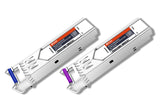 Cisco GLC-BX120-U Compatible 1000BASE-BX BiDi SFP 1490nm-TX/1550nm-RX 10-120km DOM Simplex LC SMF Transceiver Module