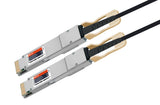 ADOP for Mellanox MCP1650-V0005 Compatible 200G QSFP56 Passive Direct Attach Copper Twinax Cable 0.5-3m (2-10ft)