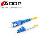 LC UPC to LC SC FC ST UPC Duplex OS2 Single Mode PVC (OFNR) 2.0mm Fiber Optic Patch Cable