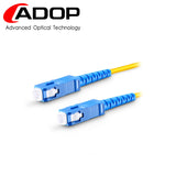 LC UPC to LC SC FC ST UPC Duplex OS2 Single Mode PVC (OFNR) 2.0mm Fiber Optic Patch Cable