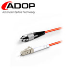 LC UPC to LC SC FC ST UPC Duplex OS2 Single Mode PVC (OFNR) 2.0mm Fiber Optic Patch Cable